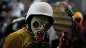 Aksi Para Pendemo Venezuela