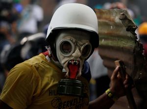 Aksi Para Pendemo Venezuela