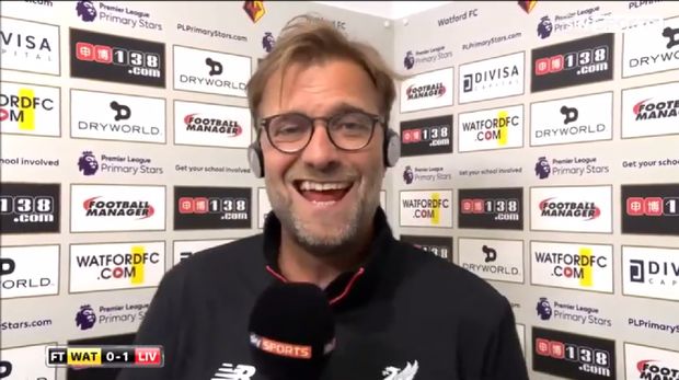 Senyum Lebar Klopp Ketika Bahas Gol Salto Emre Can