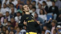 Kecewanya Antoine Griezmann usai gagal memanfaatkan peluang. Reuters/Susana Vera.