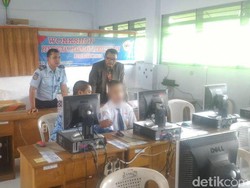 Siswa SMP Napi Kasus Pencurian Senang Bisa Ikut UNBK