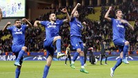 Dengan kemenangan ini, Juventus hanya butuh minimal hasil imbang di leg kedua sepekan lagi. Sementara, Monaco berada dalam situasi sulit karena butuh kemenangan dengan selisih tiga gol untuk lolos ke final. Reuters/Jean-Paul Pelissier.