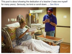 Jelang Melahirkan Bu Guru Ini Masih Bikin Rencana Pembelajaran