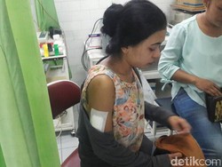 4 Warga Luka Terkena Pecahan Kaca Pasar Andir yang Jatuh