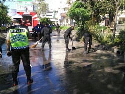 Ibu Guru SD Hamil ini Cidera Akibat Lumpur Proyek Gorong-gorong