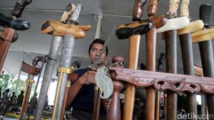 Keris Majapahit Dipamerkan di TMII