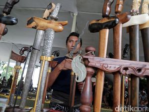 Keris Majapahit Dipamerkan di TMII