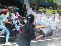 Aksi Heroik Ibu Pemilik Warung Usir Rombongan Konvoi Pelajar