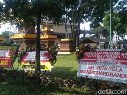 Respons Polda Jabar Soal Kiriman Karangan Bunga