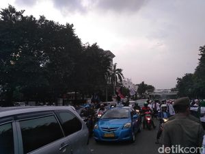 Aksi 55 Selesai, Jalan di Sekitar Istiqlal Sudah Bisa Dilalui