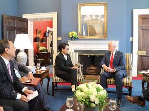 Temui Wapres AS, Menlu Retno Bahas Investasi sampai Antiterorisme