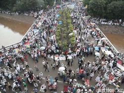 Aksi 55, Bachtiar Nasir dan Amien Rais Orasi Soal Kasus Ahok