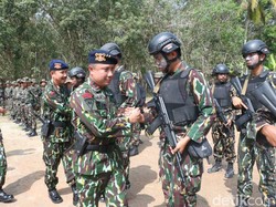 Antisipasi Terorisme, Brimob Polda Sumsel Gelar Latihan Perang