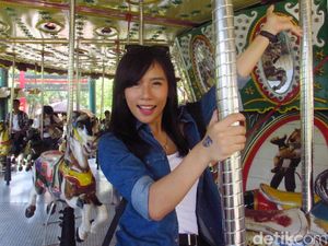 Cherly eks Cherrybelle Jalan-jalan, Mual Naik Komedi Putar