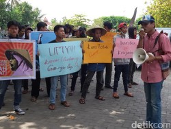 Kedatangan Gubernur Ganjar Pranowo Kembali Ditolak Mahasiswa Yogya