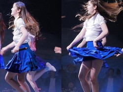 Bra Melorot, Eunjin DIA Terus Menyanyi dan Menari