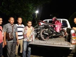 Rampas Motor Warga, Tahanan Rutan Pekanbaru Ditangkap di Kampar