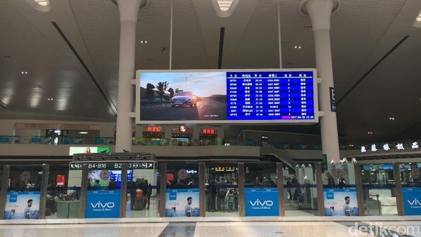 Seperti Bandara, Potret Modern Stasiun Kereta Api di Xinjiang