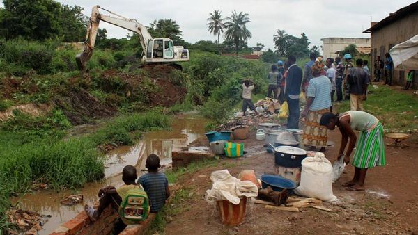 Pasukan Garuda Bersihkan Sungai di Afrika Tengah