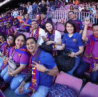 Keseruan Nobar Barcelona vs Villarreal Bareng Pemenang Trip Camp Nou 2