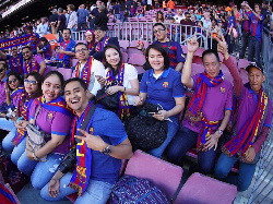 Keseruan Nobar Barcelona vs Villarreal Bareng Pemenang Trip Camp Nou 2