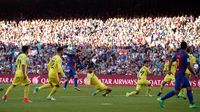 Messi Dua Gol, Barcelona Taklukkan Villarreal 4-1