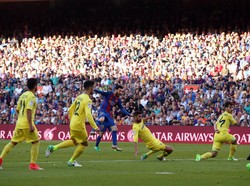 Messi Dua Gol, Barcelona Taklukkan Villarreal 4-1