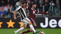 Turunkan Pemain Lapis Kedua, Juventus Diimbangi Torino 1-1