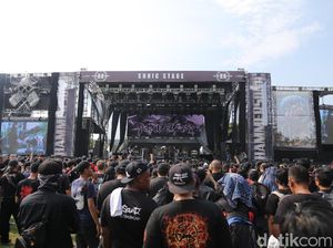 Antusias Pecinta Metal di Hammersonic Festival 2023