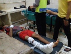 Biker Tabrak Mobil di Garut, Jari Penumpang Motor Putus