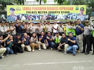 Tingkatkan Kemampuan Anggota, Polres Jakut Gelar Lomba Diskresi