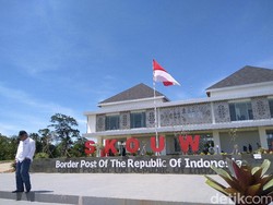Saat Libur, PLBN Skouw Jadi Tempat Wisata, Foto Hingga Belanja