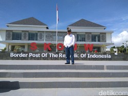 Megahnya Pos Perbatasan RI-PNG yang Akan Diresmikan Jokowi Besok