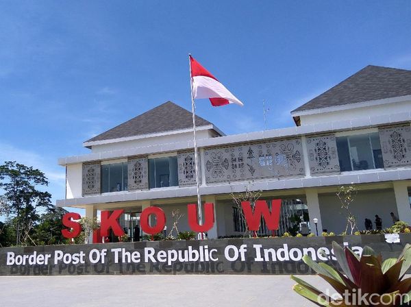 Melihat Kemegahan PLBN Skouw, Batas Indonesia-Papua Nugini