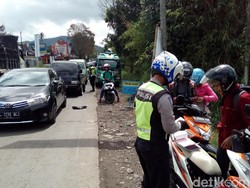 Operasi Patuh Lodaya, Polres Garut Tilang Biker Pengguna Ponsel
