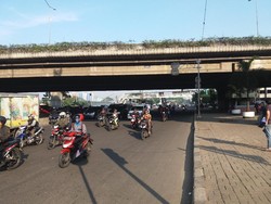 Ada Rekayasa, Lalin Arah Grogol di Simpang Cengkareng Lancar