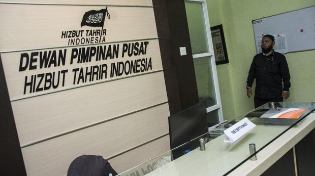 Kantor DPP Hizbut Tahrir Indonesia (HTI), di Menteng Dalam, Tebet, Jakarta, 2017.