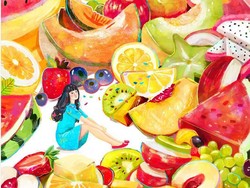 Hobi Baca Komik, Ilustrasi Lidia Puspita Terpengaruh Manga