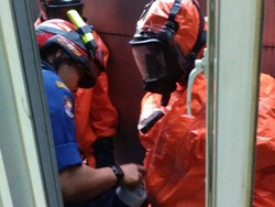 Petugas Damkar Evakuasi Sarang Tawon di Pondok Pinang