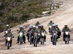 Susuri Jalan Trans Papua, Jokowi Konvoi Naik Trail Susuri Jalan Trans Papua, Jokowi Konvoi Naik Trail
