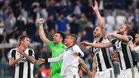 Dengan demikian, Juventus lolos berkat keunggulan agregat 4-1 atas Monaco setelah sebelumnya menang 2-0 di leg pertama pada pekan lalu. AFP/Alberto Pizzoli.