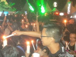Aksi Solidaritas untuk Ahok di Medan Diiringi Hujan Ringan