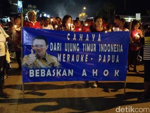 Di Merauke, Massa Pendukung Ahok Berkumpul di Tugu Libra