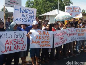 Terkurung Pagar, Warga di Kota Yogyakarta Demo Tolak Apartemen