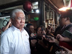 Harga Bawang Putih Naik, Mendag Cek ke Pasar Induk Kramat Jati