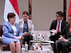 Bertemu PM Polandia, Jokowi Minta Dukungan Soal IEU CEPA