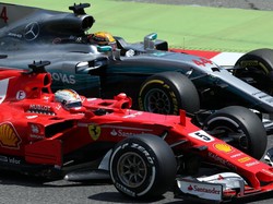 Hamilton Finis di Depan Vettel Usai Duel Sengit