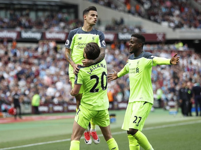 Liverpool Hantam West Ham 4-0