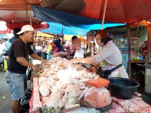 Harga Bahan Pangan Merangkak Naik di Palembang