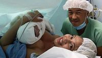 Ini Momen Bahagia Kinaryosih Saat Melahirkan di Singapura